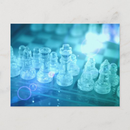 Chess Match Briefkaart (Voorkant)