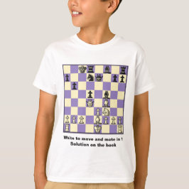 Chess Mate in 1 puzzel #2 T-shirt