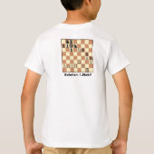 Chess Mate in 1 puzzel #3 T-shirt (Achterkant)