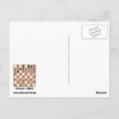 Chess Mate in 1 puzzel #4 Briefkaart (Achterkant)