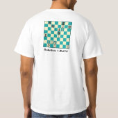 Chess Mate in 1 Puzzle #1 Value T-Shirt (Achterkant)