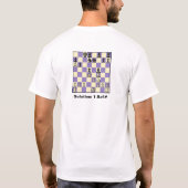 Chess Mate in 1 Puzzle #2 Basic T-Shirt (Achterkant)