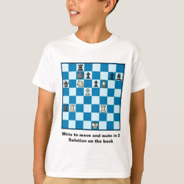 Chess Mate in 2 puzzels #1 T-shirt