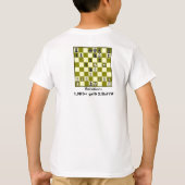 Chess Mate in 2 puzzels #2 T-shirt (Achterkant)