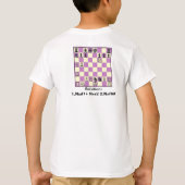 Chess Mate in 2 puzzels #3 T-shirt (Achterkant)