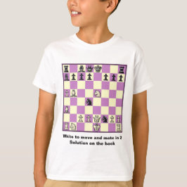 Chess Mate in 2 puzzels #3 T-shirt