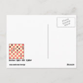 Chess Mate in 2 puzzels #4 Briefkaart (Achterkant)