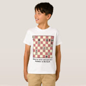 Chess Mate in 2 puzzels #6 T-shirt (Voorkant volledig)