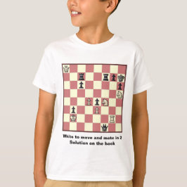 Chess Mate in 2 puzzels #6 T-shirt