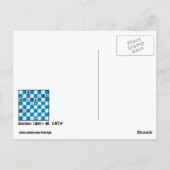 Chess Mate in 2 Puzzle #1 Briefkaart (Achterkant)