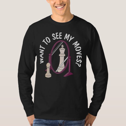 Chess Move Grandmaster board Game Cheplay T-shirt (Voorkant)