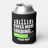 Chess Move Loading - Een ogenblik geduld Blikjeskoeler (Blikje Voorkant)