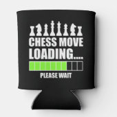 Chess Move Loading - Een ogenblik geduld Blikjeskoeler (Achterkant)