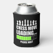 Chess Move Loading - Een ogenblik geduld Blikjeskoeler (Blikje Achterkant)
