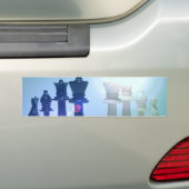 Chess Moves Bumperstickers (Op auto)