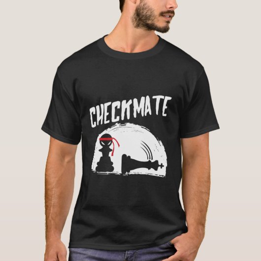 Chess Ninja Fun Chessmaster Chess Lover Gift Desig T-shirt (Voorkant)