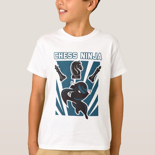 Chess Ninja T-shirt (Voorkant)