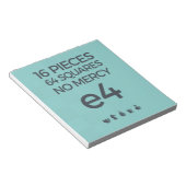 Chess Note Pad: No Mercy Notitieblok (Schuin)