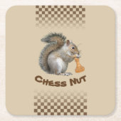 Chess Nut Kartonnen Onderzetters (Voorkant)