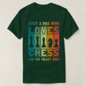 Chess Pa is gewoon een vader die van schaakpaprika T-shirt (Design voorkant)