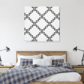 Chess Pad van Kenneth Yoncich Canvas Afdruk (Insitu (Slaapkamer))