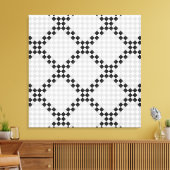 Chess Pad van Kenneth Yoncich Canvas Afdruk (Insitu (Woonkamer))