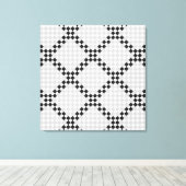 Chess Pad van Kenneth Yoncich Canvas Afdruk (Insitu (Houten vloer))