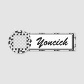 Chess Pad van Kenneth Yoncich Naamplaatje (Voorkant)