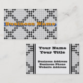 Chess Pad van Kenneth Yoncich Visitekaartje (Voorkant / Achterkant)