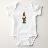 Chess part Bishop Chess Romper (Voorkant)