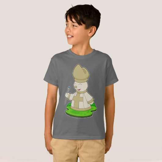 Chess part Bishop Chess T-shirt (Voorkant volledig)