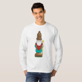 Chess part Bishop Chess T-shirt (Voorkant volledig)
