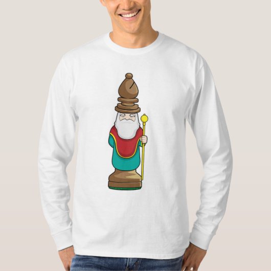 Chess part Bishop Chess T-shirt (Voorkant)
