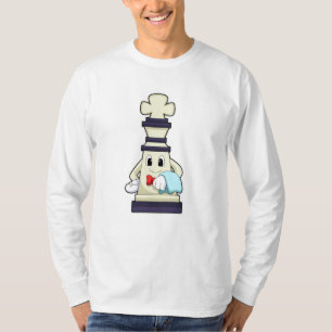 Chess part King als Waiter met Towel T-shirt