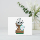 Chess part Pawn Chess Briefkaart (Staand voorkant)