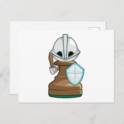 Chess part Pawn Chess Briefkaart (Voorkant / Achterkant)