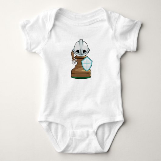 Chess part Pawn Chess Romper (Voorkant)