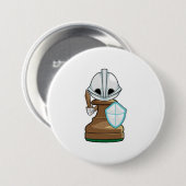 Chess part Pawn Chess Ronde Button 7,6 Cm (Voorkant /achterkant)