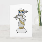 Chess part Pawn Sword Chess Kaart (Voorkant)