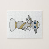 Chess part Pawn Sword Chess Legpuzzel (Horizontaal)