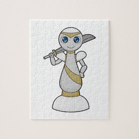 Chess part Pawn Sword Chess Legpuzzel (Verticaal)