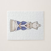 Chess part Queen Chess Legpuzzel (Horizontaal)