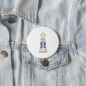 Chess part Queen Chess Ronde Button 7,6 Cm (In situ)