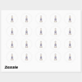 Chess part Queen Chess Ronde Sticker (Vel)