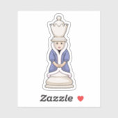 Chess part Queen Chess Sticker (Vel)