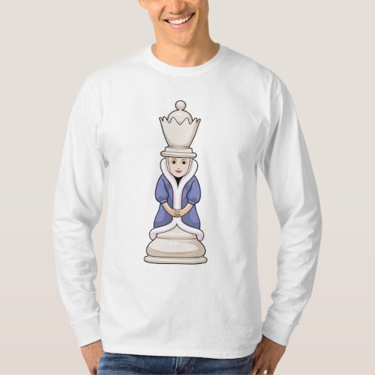 Chess part Queen Chess T-shirt (Voorkant)