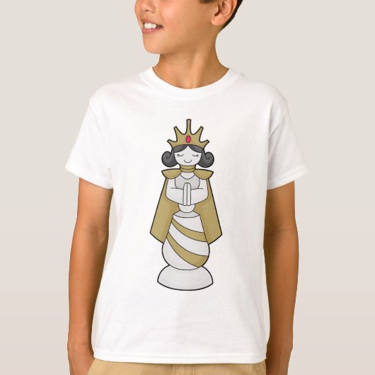 Chess part Queen Crown Chess T-shirt (Voorkant)