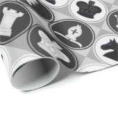 Chess Pattern Cadeaupapier (Rol Hoek)