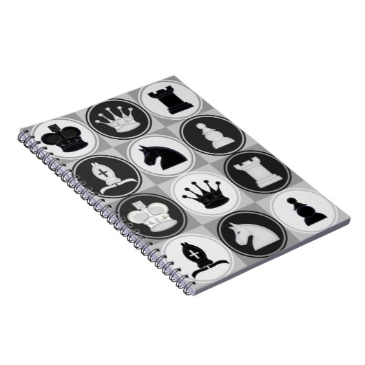 Chess Pattern Notitieboek (Rechterzijde)