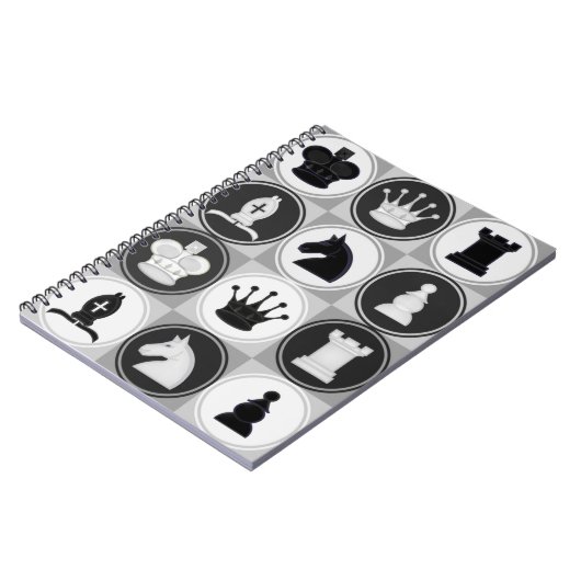 Chess Pattern Notitieboek (Linkerzijde)